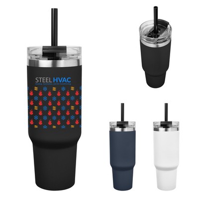 40 Oz. Full Color Naomi Intrepid Stainless Steel Tumbler